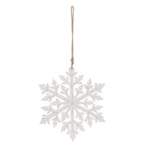 Prodotto Grande fiocco di neve decorativo, da appendere, 30 cm