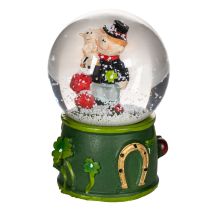 Prodotto Globo di neve portafortuna con personaggio spazzacamino, 4 cm, 3 pezzi