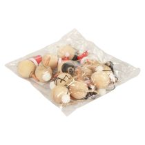 Prodotto Pupazzo di neve in legno da appendere per Natale 5cm 12pz