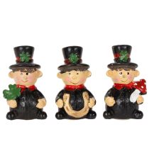 Prodotto Statuetta portafortuna spazzacamino da appendere, 5 cm, 6 pezzi
