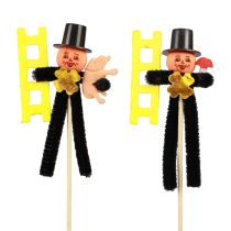 Prodotto Tappi per fiori spazzacamino, decorazione di Capodanno L17cm H8cm 36 pezzi