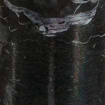 Prodotto Candele nere candele a colonna tinta unita 70x100mm 4 pz