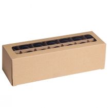 Prodotto Palle di Natale nere palline per albero in vetro Ø4cm 24 pz