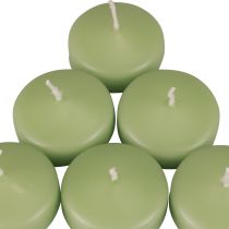 Candele galleggianti verde Candele Wenzel verde tenue 30×50mm 8pz