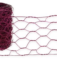 Treccia esagonale rosa 50mm 5m