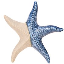 Prodotto Stella Marina Porcellana Sabbia Blu Decorazione da Tavola Marittimo Ø15cm 2pz
