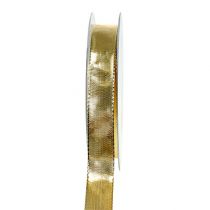 Nastro regalo oro con filo filo 15mm 25m