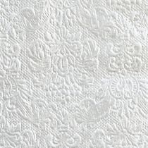 Prodotto Tovaglioli Colore Argento Goffrato Ornamento 33x33cm 15pz