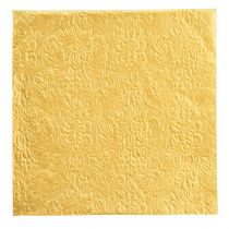 Prodotto Tovaglioli oro con decori in rilievo 33x33 cm 15 pz