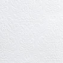 Prodotto Tovaglioli Decorazione Tavola Bianca Motivo In Rilievo 33x33cm 15pz