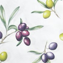 Prodotto Tovaglioli con olive decorazione tavola estiva 33x33 cm 20 pz