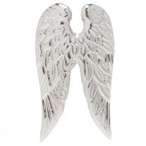 Prodotto Portatovaglioli ali d&#39;angelo decorazione da tavola argento 6,5 cm Ø4 cm 4 pz