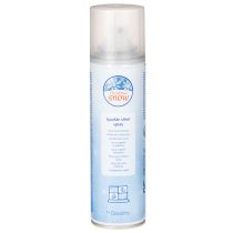 Prodotto Spray glitterato effetto neve argentato per finestre e decorazioni invernali 150 ml