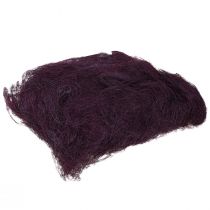 Prodotto Sisal Fibra di sisal viola per artigianato e decorazione 300g