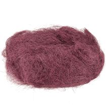 Prodotto Sisal Rosso Bordeaux Fibra Naturale Fibra di Sisal per Artigianato 300g