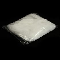 Prodotto Erba di sisal bianca per lavori artigianali. Materiale naturale decorativo per matrimoni, Pasqua e Natale. 300 g.