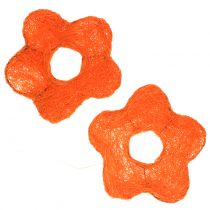 Sisalflower Orange Ø7,5cm 25 pezzi