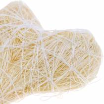 Prodotto Crema cuore sisal 5 cm 24 pz