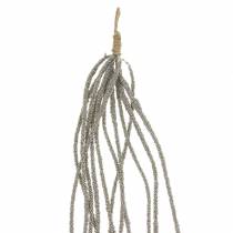 Ghirlanda succulenta sospesa verde, bronzo metallizzato 140 cm