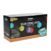 Prodotto Catena lanterna solare LED colorato 4,5 m 10 lampadine bianco freddo