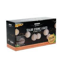 Prodotto Catena di lanterne solari LED 4.5m bianche 10 lampadine