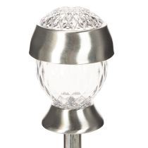 Prodotto Lampade solari a forma di sfera con picchetto per giardino, set da 4 pezzi, 36 cm