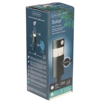 Prodotto Lampada solare da giardino con sensore di movimento, LED, 34 cm
