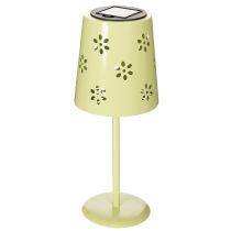Prodotto Lampada da tavolo solare a LED con design floreale, illuminazione d'atmosfera per esterni, 28 cm