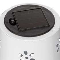 Prodotto Lampada da tavolo solare con motivo floreale per illuminare balcone, terrazzo o giardino, 28 cm