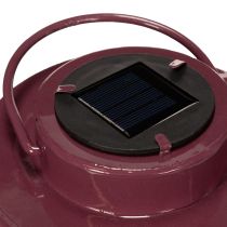 Prodotto Lanterna con motivo a foglie, alimentata ad energia solare, per un'illuminazione esterna suggestiva, 25 cm