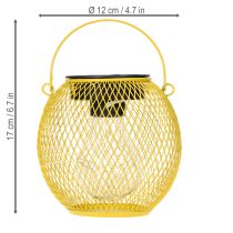 Prodotto Lanterna solare per giardino e terrazza dal design moderno in metallo, 12 cm