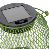 Prodotto Lanterna solare a LED rotonda, perfetta per giardino o patio, illuminazione d'atmosfera, 12 cm
