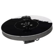 Prodotto Pompa solare per laghetti da giardino, fontana decorativa galleggiante con LED, 16 cm