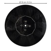 Prodotto Pompa solare per laghetti da giardino, fontana decorativa galleggiante con LED, 16 cm