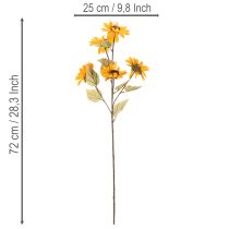 Prodotto Girasole artificiale, decorazione realistica, 72 cm, 2 pezzi