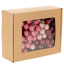 Prodotto Palline di Natale su filo, set di mini bacche lucide a specchio, 20 mm, 140 pezzi