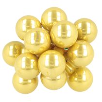 Prodotto Mini palline di Natale su filo, bacche a specchio, lucide, 20 mm, 140 pezzi