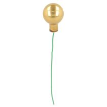 Prodotto Mini palline di Natale su filo, bacche a specchio, lucide, 20 mm, 140 pezzi