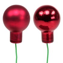 Prodotto Bacche a specchio 20mm rosse 140 pz