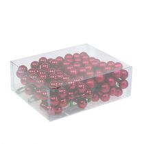 Prodotto Bacche a specchio 20mm rosse 140 pz