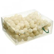 Prodotto Mini palline di Natale mix crema opaco/lucido Ø20mm 140 pz