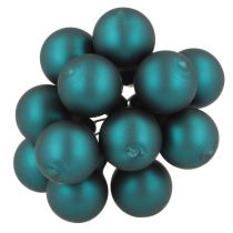 Prodotto Mini palline di Natale in mix lucido opaco con bacche a specchio, 20 mm, 140 pezzi