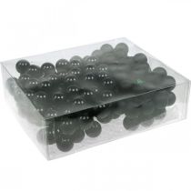 Prodotto Mini palline di Natale su filo vetro nero Ø25mm 140 pz