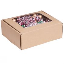 Prodotto Specchio Bacche Rosa Albicocca Sfere Vetro Filo Ø20mm 140 pz