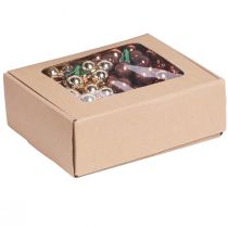 Prodotto Specchio Bacche Filo Di Vetro Oro Marrone Albicocca Ø20mm 140 pz