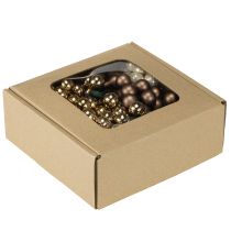 Prodotto Bacche a specchio Ø1,5cm marrone-oro 140 pz