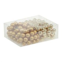 Prodotto Bacche a specchio mix oro 25mm 140pz