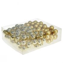 Prodotto Mini palline per albero di Natale in vetro specchio bacche Ø20mm 140 pz