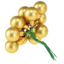 Prodotto Mini palline per albero di Natale in vetro specchio bacche Ø20mm 140 pz