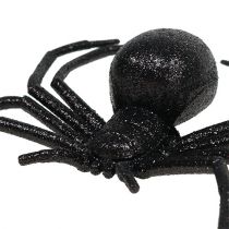 Ragno nero 16cm con mica